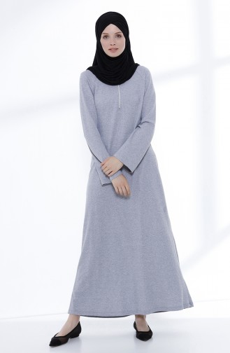 Robe à Fermeture 5044-05 Gris 5044-05