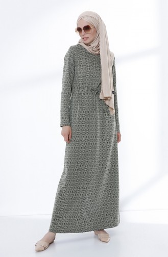 فستان أخضر حشيشي 5045-03