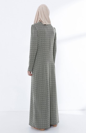 Green Hijab Dress 5033-01