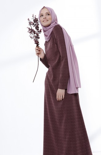 Zwetschge Hijab Kleider 5033-03