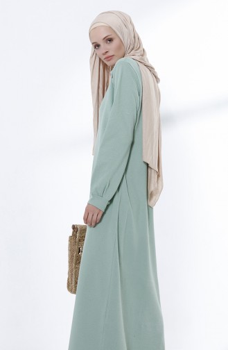 Mint Green Hijab Dress 5034-04