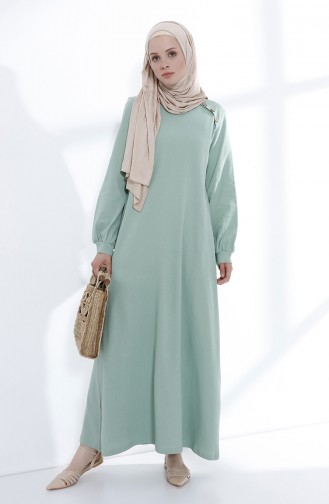 Mint Green Hijab Dress 5034-04