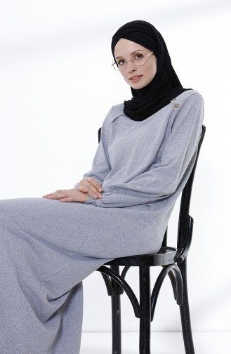 Robe Hijab Gris 5047-04