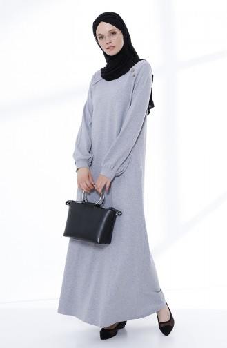 Gray İslamitische Jurk 5047-04