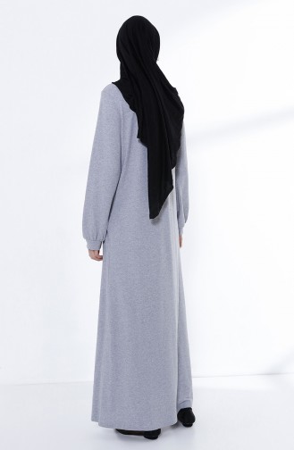 Gray İslamitische Jurk 5047-04