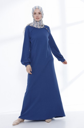 Indigo Hijab Kleider 5034-09