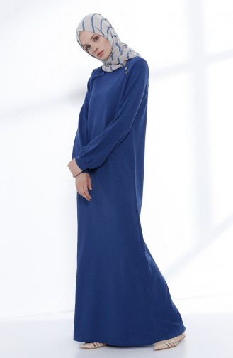 Indigo Hijab Dress 5047-02