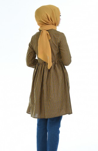 Pleated Tunic Mustard 1278-02