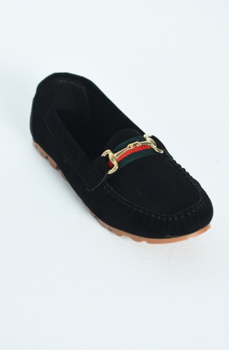 Black Women`s Flats 2032