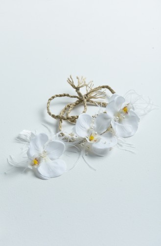 White Mother and Baby Hair Accessories 8
