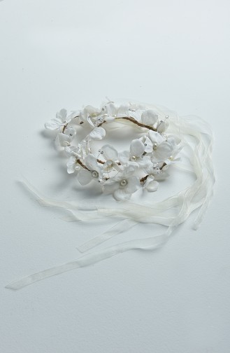 Ecru Bridal Hair Accessories 20