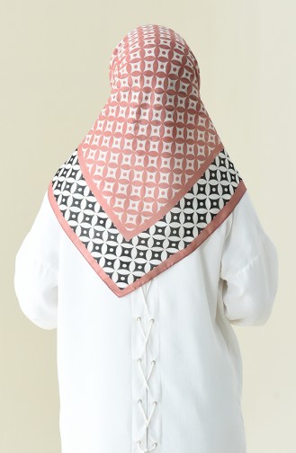Powder patterned cotton scarf 901528-02
