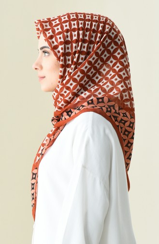 Taba Patterned Cotton Scarf 901528-07