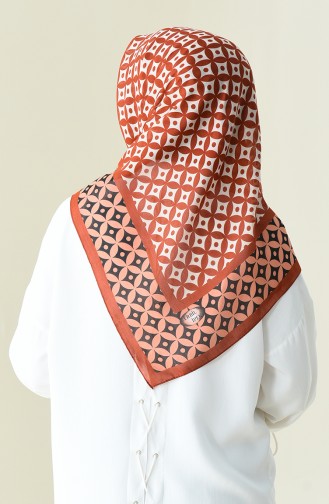 Taba Patterned Cotton Scarf 901528-07