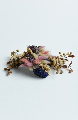 Lila Brauthaarschmuck 4