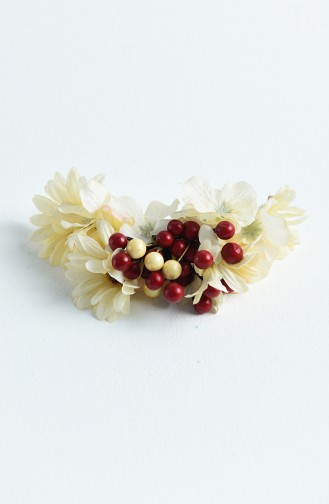 Claret Red Bridal Hair Accessories 7