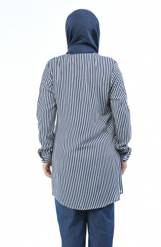 Navy Blue Shirt 1020E-01