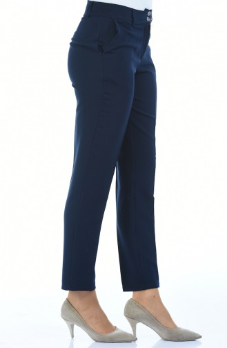 Pantalon avec Poches 5176-02 Bleu Marine 5176-02