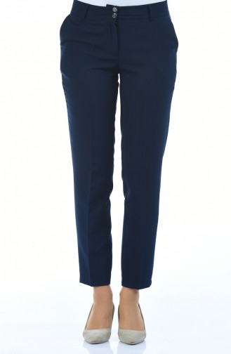 Pantalon avec Poches 5176-02 Bleu Marine 5176-02