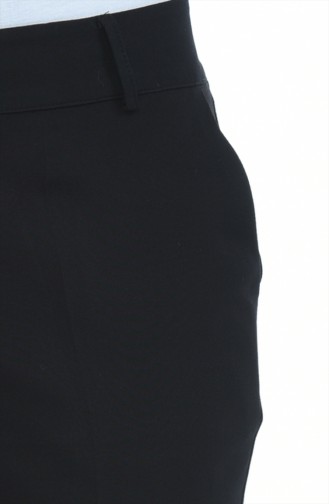 Straight Leg Pants with Pockets 5176-04 Black 5176-04