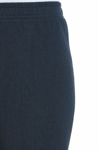 Pantalon Taille élastique 2105A-01 Bleu Marine 2105A-01