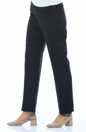 Pantalon Taille élastique 2114-01 Noir 2114-01