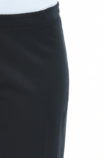 Pantalon Taille élastique 2114-01 Noir 2114-01