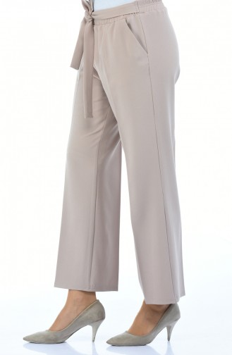 Pantalon élastique 1956-04 Beige 1956-04