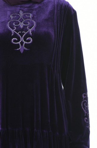 Purple İslamitische Jurk 7965-05