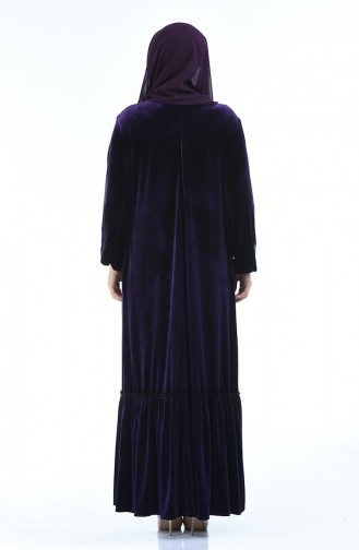 Purple Hijab Dress 7968-04