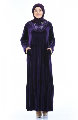 Purple İslamitische Jurk 7969-05