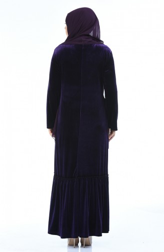 Purple Hijab Dress 7969-05