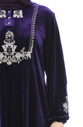 Purple İslamitische Jurk 7987-03