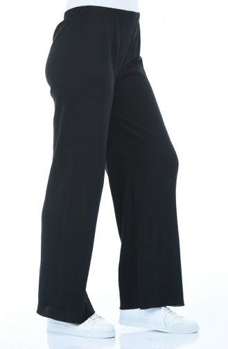 Pantalon Tricot Large 4492-01 Noir 4492-01