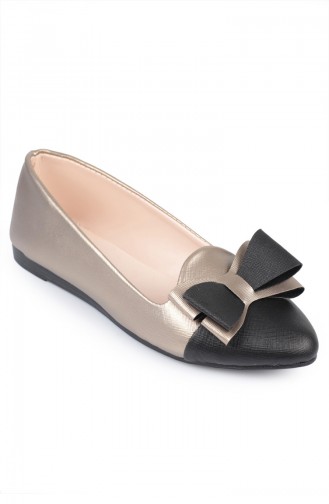 Black gold Women´s Flat Shoes 6612-2
