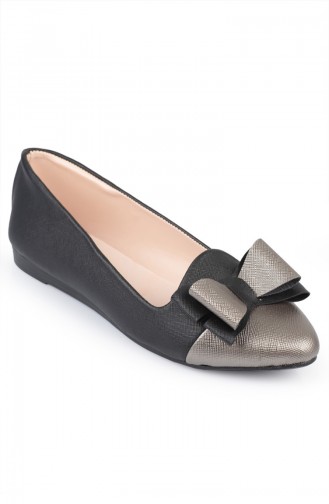 Dame Ballerina 6614-4 Schwarz Gold 6614-4