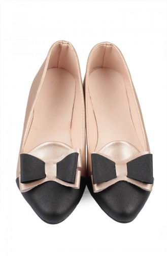 Dame Ballerina 6618-8 Schwarz Rose 6618-8