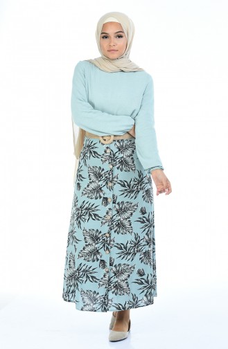 Green Almond Skirt 5319B-01