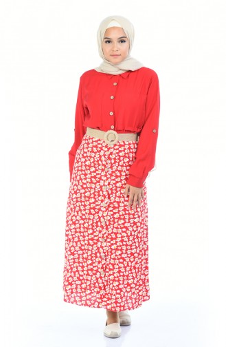 Red Skirt 5319C-01