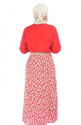 Red Skirt 5319C-01