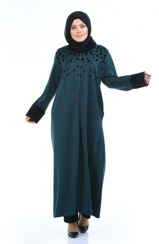 Smaragdgrün Abayas 7980-01