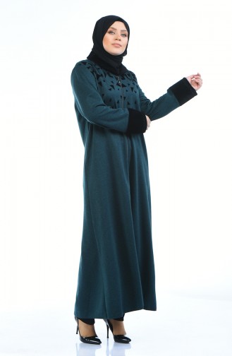 Emerald Green Abaya 7980-01