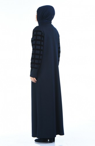 Navy Blue Abaya 7993-03