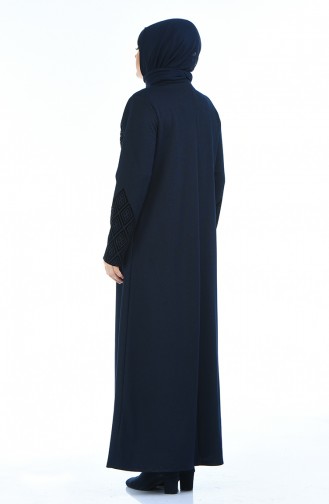 Dunkelblau Abayas 8000-03