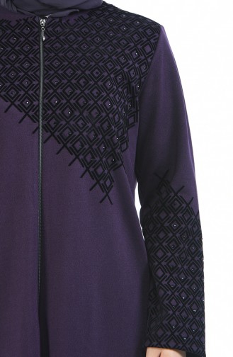 Purple Abaya 8001-02