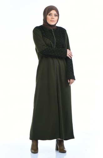 Khaki Abayas 8001-04