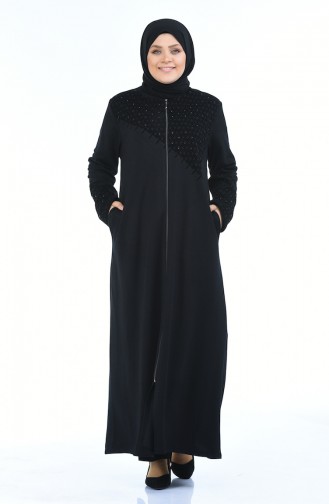 Anthracite Abaya 8001-05