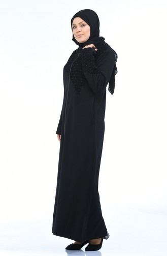 Abaya Grande Taille 8001-05 Antracite 8001-05