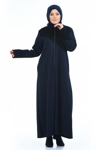 Navy Blue Abaya 8001-06