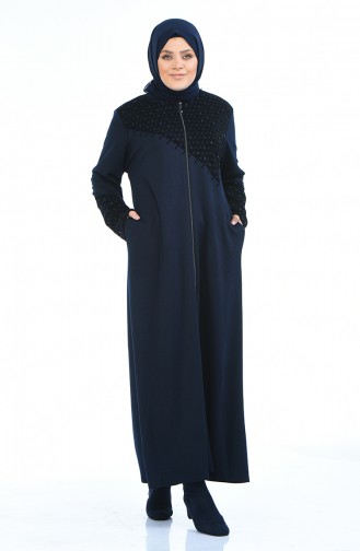 Dunkelblau Abayas 8001-06